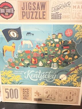 True South Kentucky Jigsaw Puzzle
500 pieces